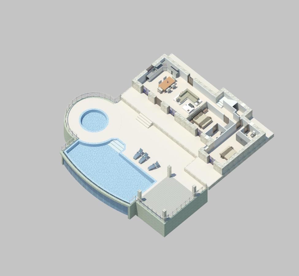 Kaminia Blu Villa Ratzaklíon Buitenkant foto